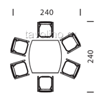 Стол для переговоров B123