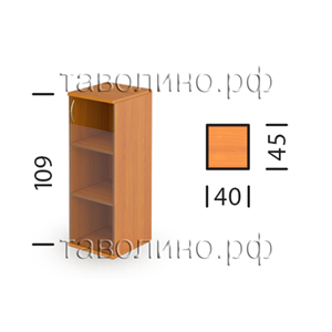 Эрго Ш44Т-04 R/L | Шкаф со стеклом узкий 40х45х109