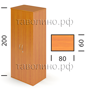 Эрго Ш61/1з | Шкаф для одежды (гардероб) 80х60х200