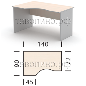 Имаго СА-2 | Стол 140х90х76 (клён / венге + металлик)