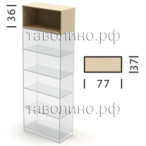 Симпл (Simple) SA-770 | Открытая антресоль 1 уровень, 77х37х36 см - купить в Петербурге